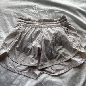 lululemon athletica Cream Athletic Shorts